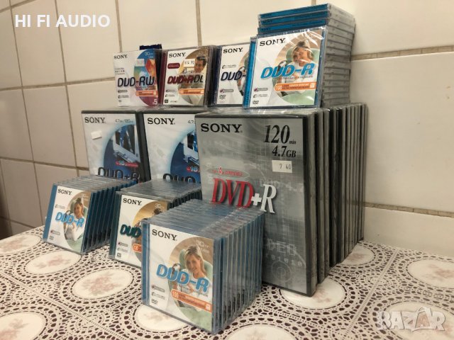 Sony DVD+RW 4.7GB i Sony DVD-RV, снимка 4 - Камери - 43331345