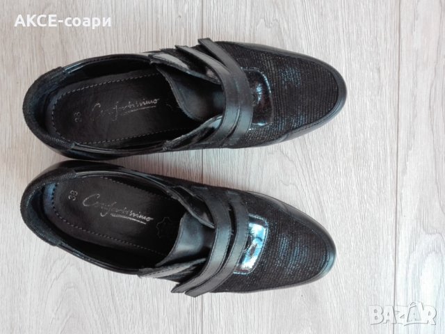 Естествена кожа, N38, Италия, снимка 5 - Дамски ежедневни обувки - 26998661