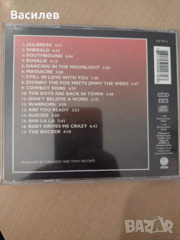 CD Thin lizzy, снимка 2 - CD дискове - 53446894