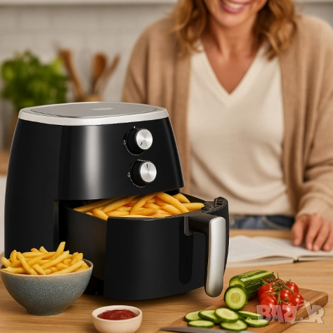 Уред за готвене с горещ въздух Royalty Line RL-AF1500.37D - Air Fryer 5L