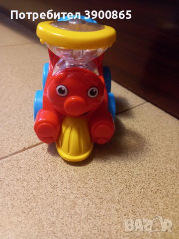 Качествена играчка-влакче на  FisherPrice, снимка 4 - Влакчета, самолети, хеликоптери - 43255335