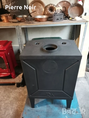 Скандинавска чугунена печка , снимка 5 - Отоплителни печки - 52930160