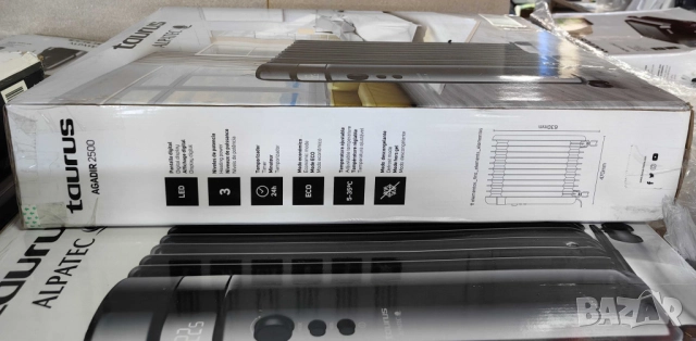 Маслен радиатор Taurus Agadir Malbork 1500W/2500W– мощно отопление с ECO режим, програмируем таймер , снимка 5 - Друга електроника - 51926142