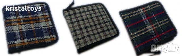 Промоция 3 броя -Платнен несесер за съхранение на компютърни дискове СД с цип, CD - CD Holder 3 броя, снимка 1