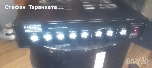 усилвател за 110 волтови колони предназначен за хотели