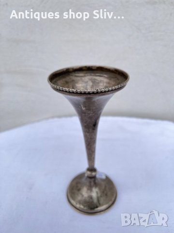 Колекционерски сребърен свещник №1289, снимка 3 - Антикварни и старинни предмети - 34900551