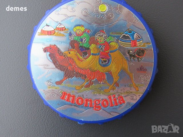 Голям автентичен магнит от Монголия-серия-отварачка, снимка 3 - Колекции - 43250857