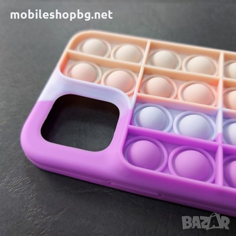 калъф за iPhone 12/12 Pro силиконов 3D попит PUSH POP BUBBLE, снимка 3 - Калъфи, кейсове - 34893031
