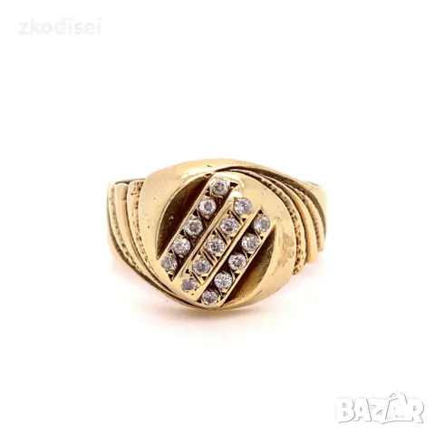 Златен дамски пръстен 5,24гр. размер:59 14кр. проба:585 модел:31740-5