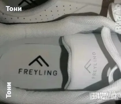 FREYLING ORIGINAL Нови Мъжки Кожени Маратонки 45, снимка 4 - Маратонки - 48633586