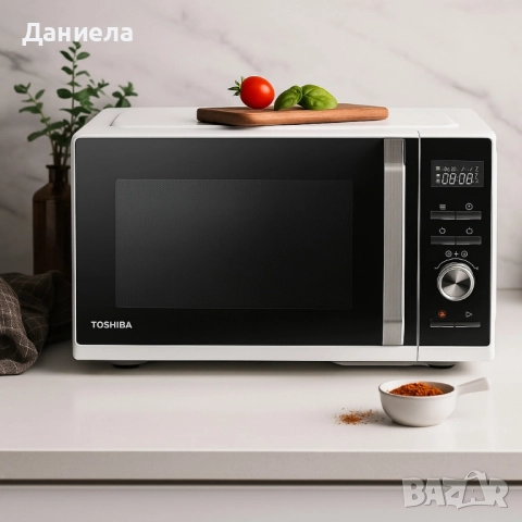 Микровълнова печка Toshiba MW3-AC26SF (26 L) / MW3-SAC23SF (23 L) - С грил, конвекция и Air Fry, снимка 3 - Микровълнови - 51771789