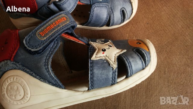 Biomecanics естествена кожа Размер EUR 21 детски сандали 76-13-S, снимка 5 - Детски сандали и чехли - 40371392