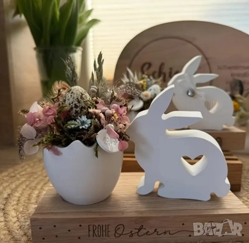 Молдове комплект 2 части Великден заек и черупка , снимка 13 - Форми - 53053691