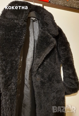 Missguided мъхесто палто, снимка 8 - Палта, манта - 52136937