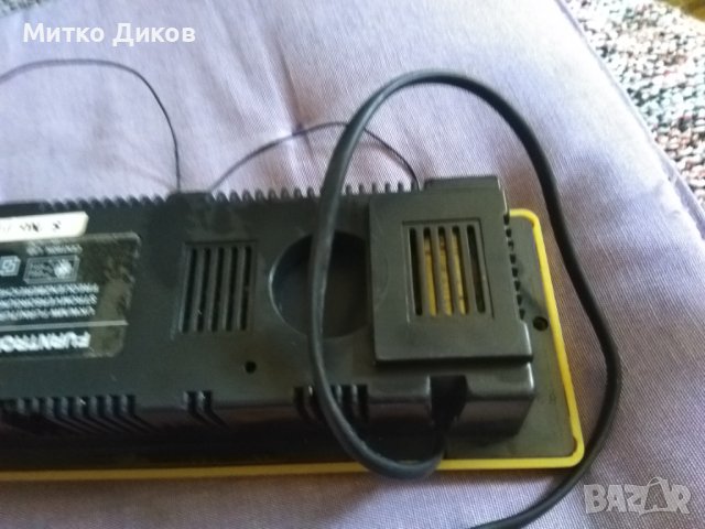 Furntronic радио 1990 г-Furntronic UKW/MW Furniture Clock Radio FCR 10 goldfarben-немско работи, снимка 9 - Радиокасетофони, транзистори - 43009266