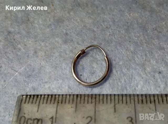 СТАРА ФИНА СРЕБЪРНА ОБЕЦА СРЕБРО ВИСОКА ПРОБА КЛАСИЧЕСКИ МОДЕЛ РЪЧНА МАЙСТОРСКА РАБОТА 47772