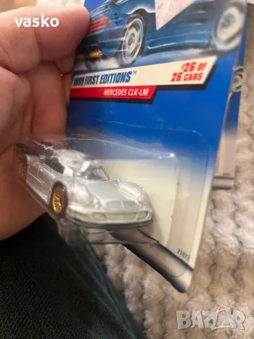 Hotwheels 1999 Mercedes CLK-LM, снимка 5 - Колекции - 49658514