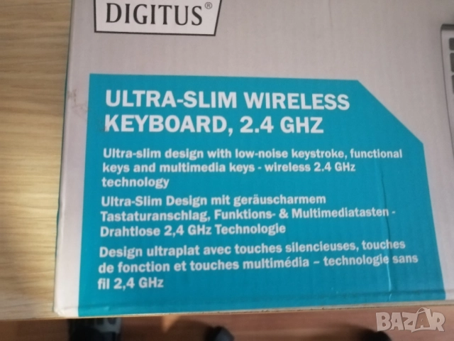 Безжична клавиатура Digitus DA-20159, снимка 2 - Клавиатури и мишки - 51868480