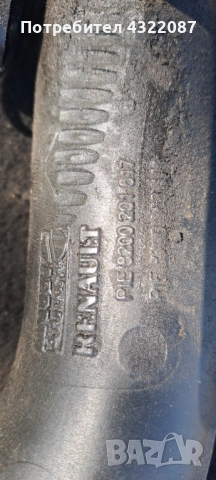  Въздуховоди Рено Гранд Сценик / Renault Grand Scenic II 1.9 dci 130к.с., снимка 7 - Части - 51668785