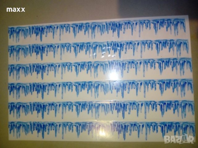 Коледни, зимни многократни стикери за стъкло 7 бр - комплект, снимка 5 - Декорация за дома - 43415071
