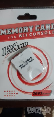 Нова мемори карта 128 мб за Nintendo Wii-15 лв, снимка 1 - Nintendo конзоли - 43883948