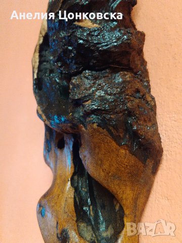 Арт "човешка глава"от дърво, снимка 3 - Сувенири от дърво - 39161971