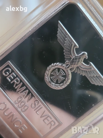 Тройунция сребро, снимка 4 - Други ценни предмети - 53440395