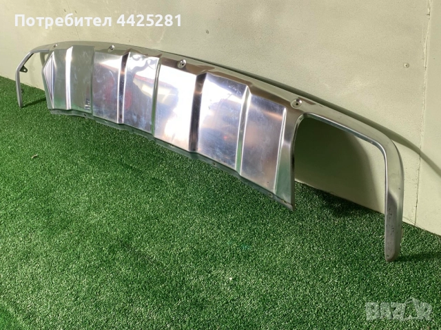 дифузьор задна броня хром Mercedes x164 GL 2007-2012 г. #1033V, снимка 2 - Части - 52593072