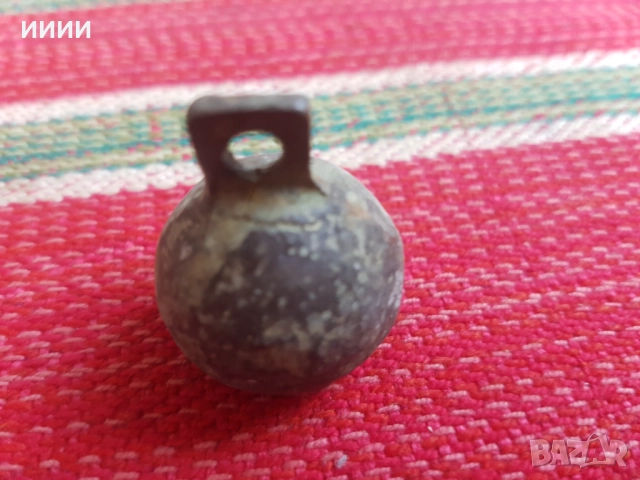 Бронзова хлопка звънец орехче 7