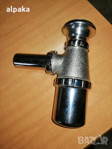 Продавам месингов сифон на Видима, за порцеланова мивка, снимка 4 - ВИК - 33360786