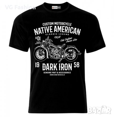 Мъжка Тениска Моторджийска Мото Мотокрос Ендуро Моторист Мотоциклетизъм Moto Motorcycle, снимка 1