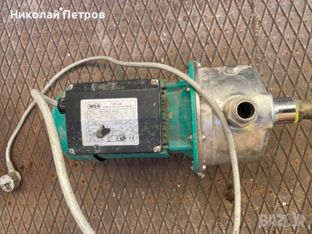 Продавам хидрофорна помпа Wilo-FWJ 204 X EM 1.1 kW 6 m3/h, снимка 8 - Водни помпи - 52013575