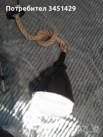 ръчно изработена лампа , снимка 1