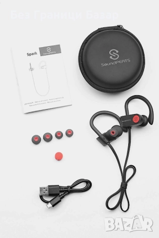 Нови Безжични спортни слушалки HiFi стерео водоустойчиви с микрофон, снимка 3 - Bluetooth слушалки - 52743290