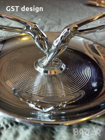 РЯДЪК ПЕПЕЛНИК Hamilton Vintage 1950's Art Deco Chrome Pelican Ashtray, снимка 2 - Други - 35443771