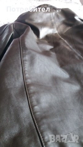 Кожено яке, снимка 10 - Якета - 43622443