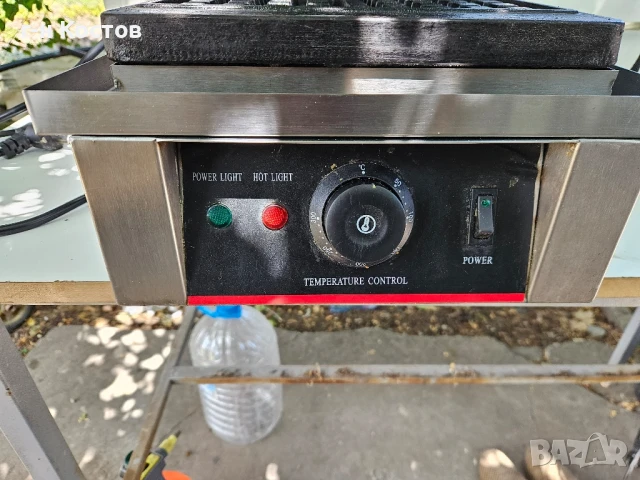 Гофретник тип швейцарска вафла на ток професионален втора употреба , снимка 11 - Обзавеждане на кухня - 50838173