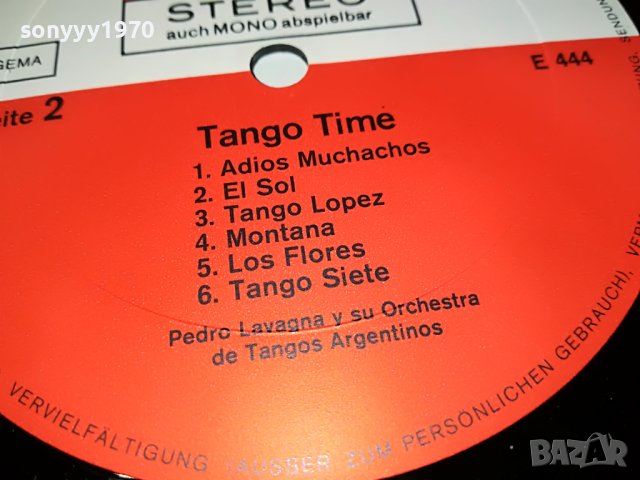 TANGO TIME-MADE IN GERMANY 2605222122, снимка 10 - Грамофонни плочи - 36886748