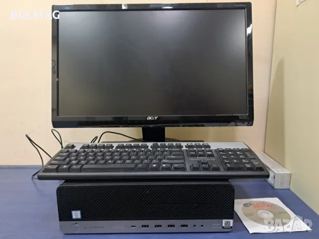 HP EliteDesk 800 G4, Core i7, RAM 16GB, SSD 500GB, +гаранция, снимка 2 - Работни компютри - 49823971