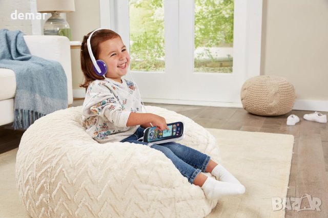 VTech Super Songs, интерактивен музикален плейър със слушалки за малки деца, снимка 3 - Музикални играчки - 43937973