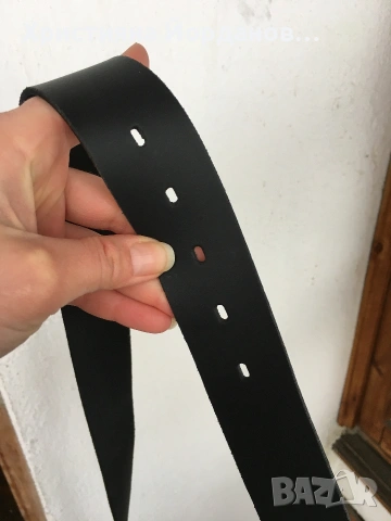 Нов кожен колан с катарама жена върху мотор, снимка 6 - Колани - 53562397