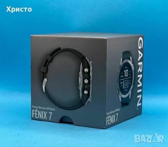 НОВ!!! Часовник GARMIN FENIX 7 Silver/Graphite , снимка 5 - Смарт часовници - 38443202