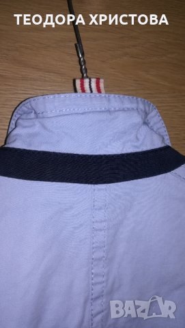 Размер 36, Спортно памучно сако, с подплата, бледосин цвят. , снимка 3 - Сака - 32430552