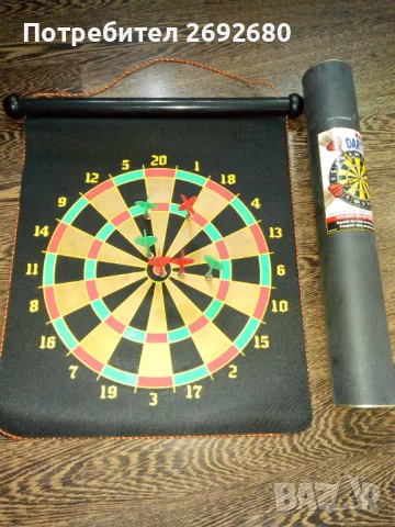 Магнитен дартс в туба, снимка 2 - Образователни игри - 47417846