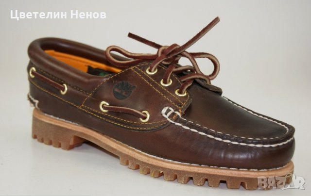 стилни мокасини Timberland 3-eye Classic Lug 51304, снимка 10 - Детски обувки - 27860787