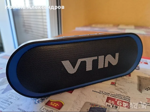 Нова, блутут колонка - VTIN R4 - Пълен комплект!