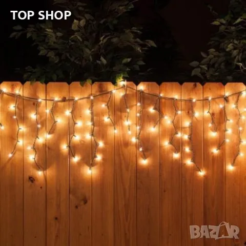 Лампичи 360 бр/12м на ток- светлинна завеса капчуци