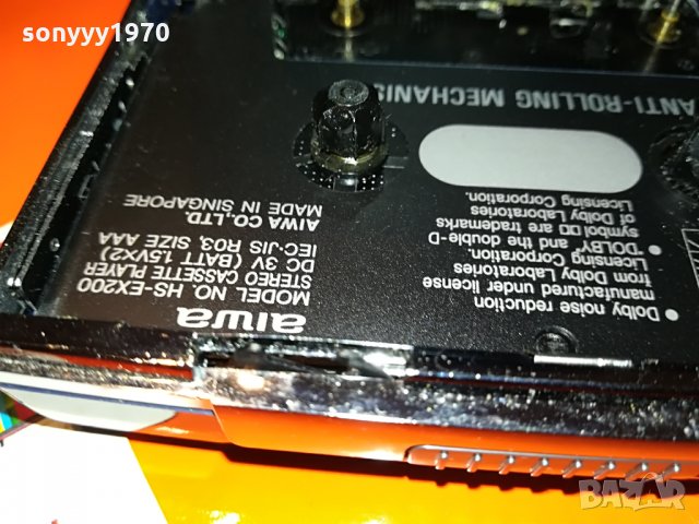 AIWA METAL-WALKMAN GERMANY 0407210951, снимка 6 - MP3 и MP4 плеъри - 33415100