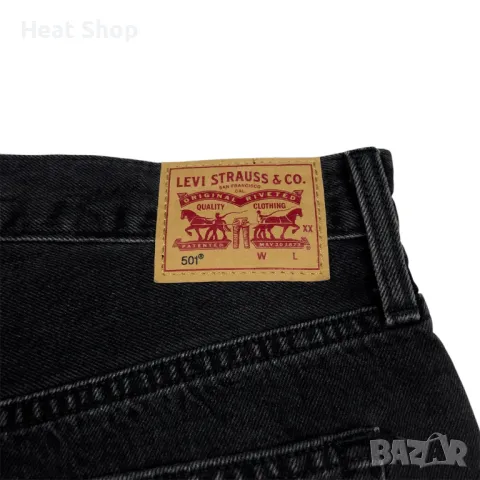 Дамски къси дънки Levis 501 Ripped Cutoff Denim Shorts, снимка 4 - Къси панталони и бермуди - 50403114