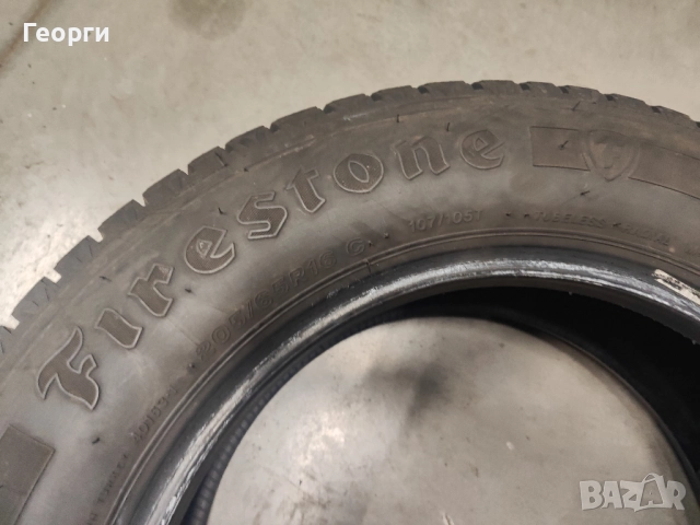 2бр.зимни гуми 205/65/16C Firestone, снимка 3 - Гуми и джанти - 52464048